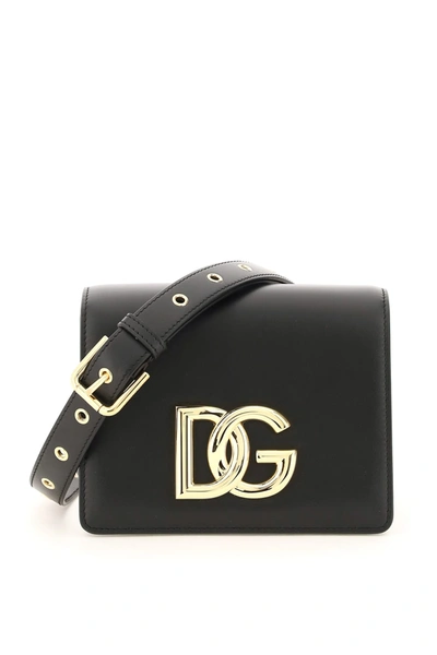 Shop Dolce & Gabbana Crossbody Bag With Logo In Nero