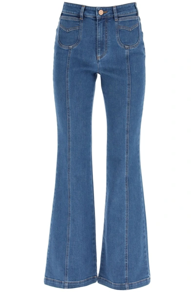 Shop See By Chloé Recycled Denim Jeans