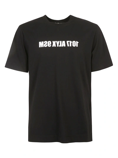 Shop Alyx Mirrored Logo T-shirt In Black