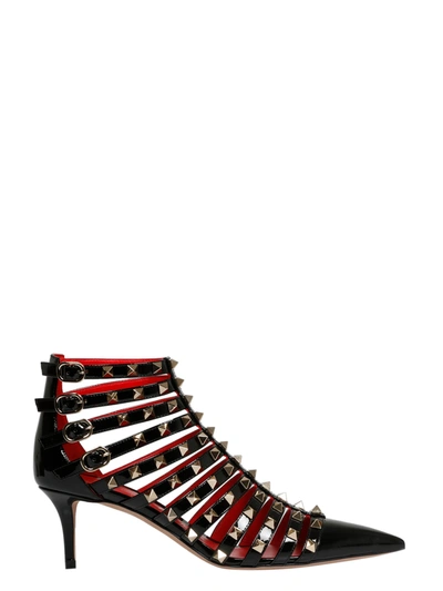 Shop Valentino Rockstud Alcove Boots In Nero