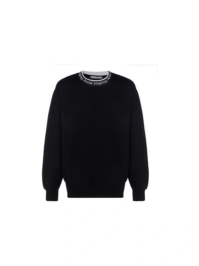 Shop Acne Studios Sweatshirt In 900 Black