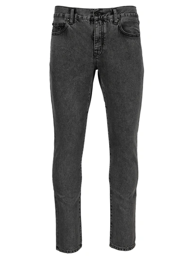 Shop Off-white Slim-fit Jeans In Vintage Grey