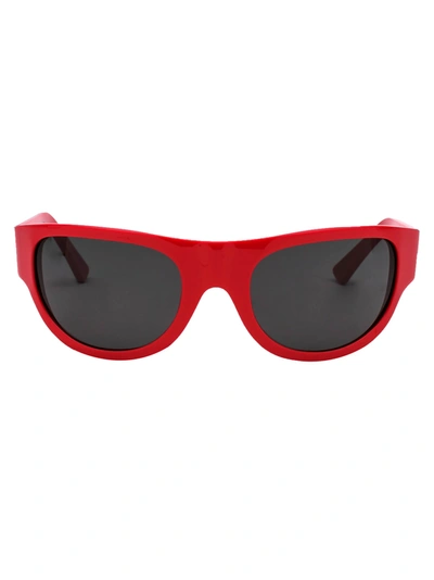 Shop Retrosuperfuture Reed Sunglasses In Red Turbo