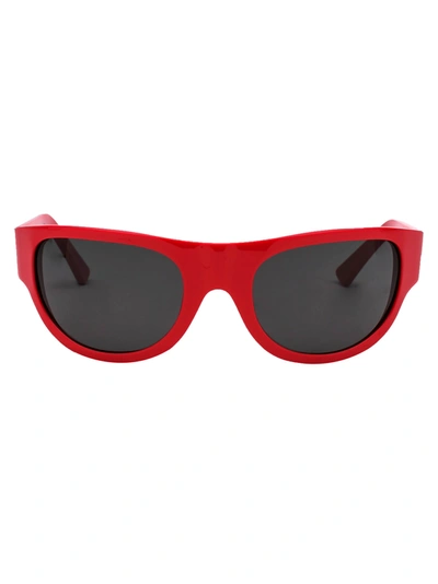 Retrosuperfuture Oversized Sunglasses In Red Turbo