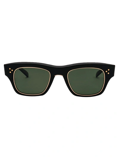 Shop Garrett Leight Go S 48 Sunglasses In Bk-12kwg/g15glssplr