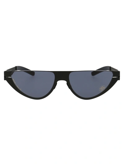 Mykita Kitt In 002 Black Darkgrey Solid