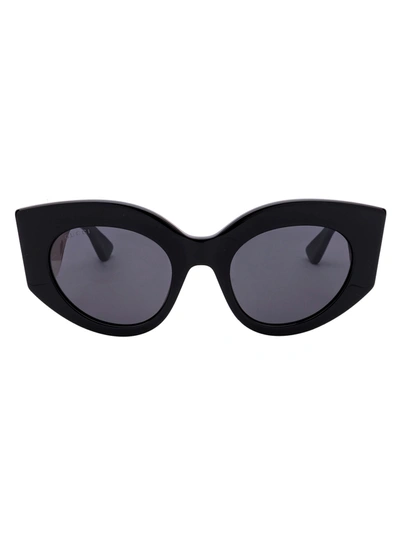 Shop Gucci Gg0275s Sunglasses In 001 Black Multicolor Grey