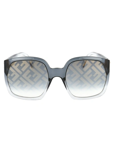 Shop Fendi Ff 0404/s Sunglasses In Kb77y Grey