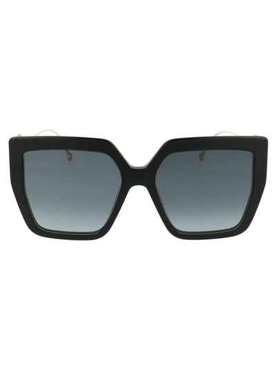 Shop Fendi Ff 0410/s Sunglasses In 8079o Black