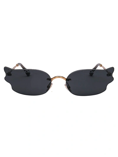 Shop Jimmy Choo Ember/s Sunglasses In 2f7ir Gold Grey