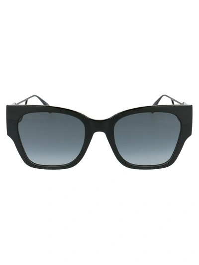 Shop Dior 30montaigne1 Sunglasses In 8071i Black