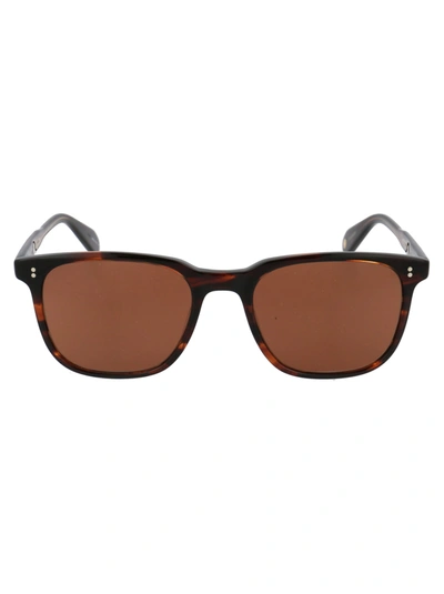 Garrett Leight Emperor Sunglasses In Mahogany Tort