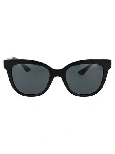 Shop Versace 0ve4394 Sunglasses In Gb1/87 Black