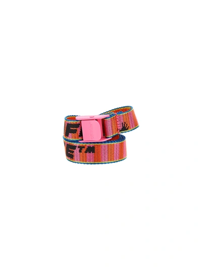 Shop Off-white Off White Industrial Belt In Red Fuchsia
