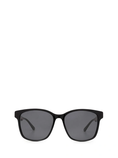 Shop Gucci Gg0417sk Black Sunglasses