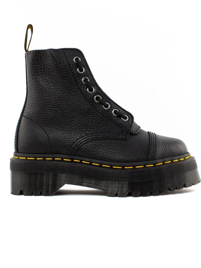 Shop Dr. Martens' Black Grained Nappa Sinclair Boots