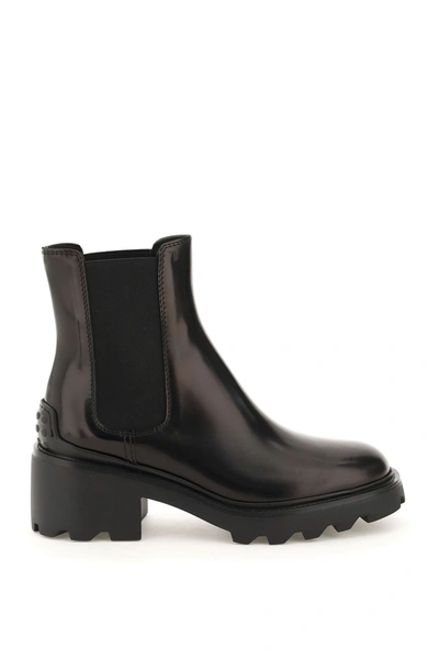 Shop Tod's Tods Gomma Carro Boots T60 08d In Black