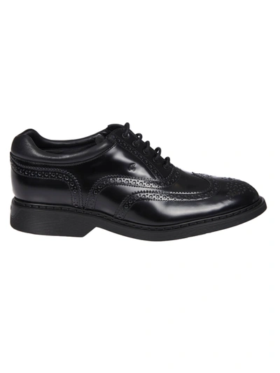 Shop Hogan Lace-up H756 In Nero