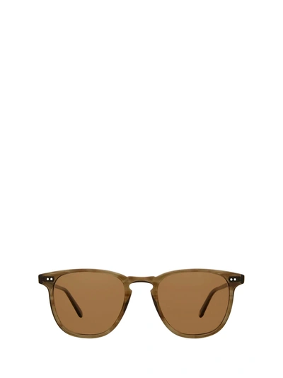 Shop Garrett Leight Brooks Sun Olive Tortoise Sunglasses