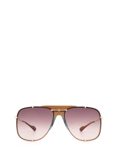 Gucci Gg0739s Gold Sunglasses | ModeSens