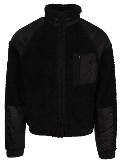 Shop Misbhv Teddy Monogram Jacket In Black