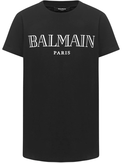 Shop Balmain Paris Kids T-shirt In (rosa)