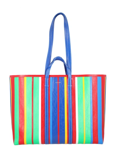 Shop Balenciaga Barbes Large East-west Shopper Bag In Multicolor