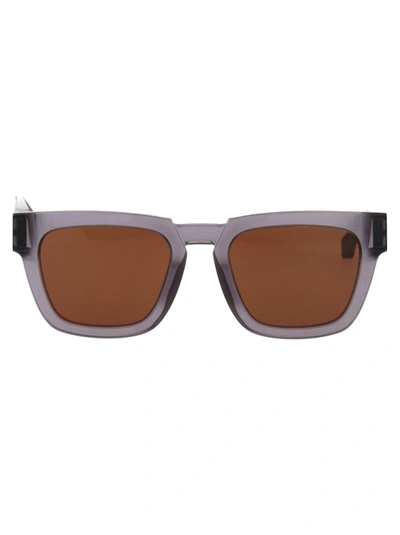 Shop Mykita Mmraw021 Sunglasses In 823 Raw Smoke Brown Solid