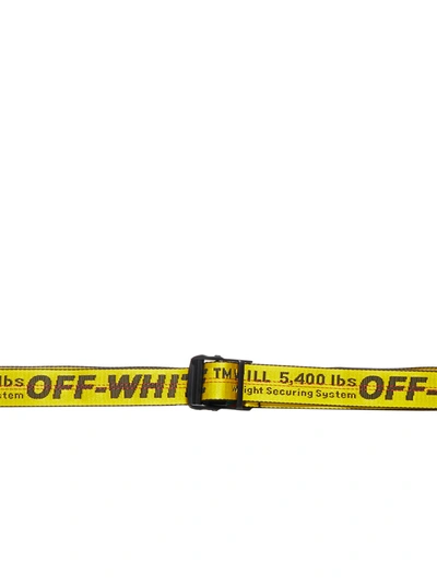 Shop Off-white Belt In Yellow Black
