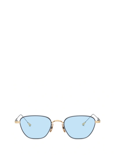 LUNETTERIE GÉNÉRALE MARMONT SUN 18K GOLD &AMP; BLUE SUNGLASSES 