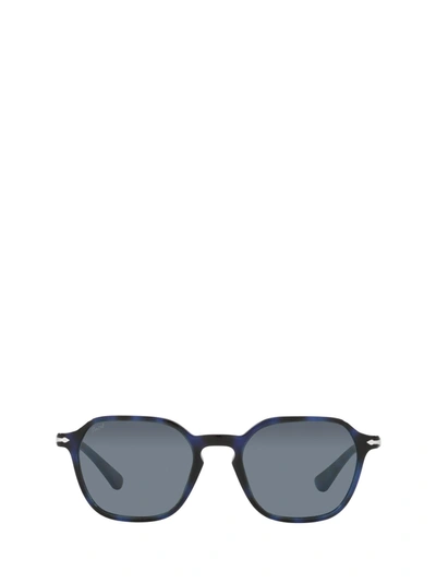 Shop Persol Po3256s Blue Sunglasses