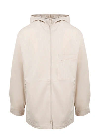 Shop Y-3 Oversized Jacket In Beige