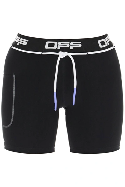 Shop Off-white Active Sports Shorts In Nero