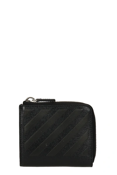 Shop Off-white Wallet In Black Leather