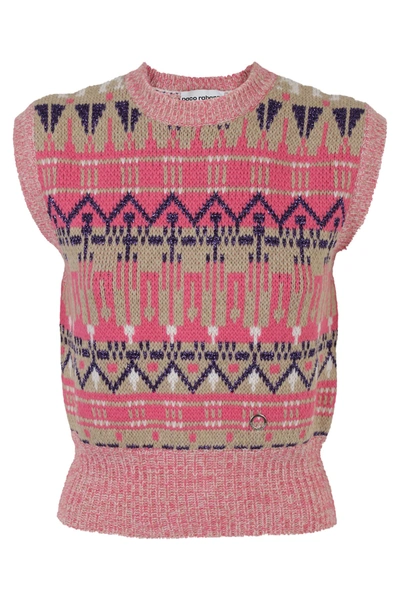 Shop Paco Rabanne Sweater In Rose
