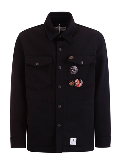 Shop Department Five Jacket With Iconic Pins  In Black