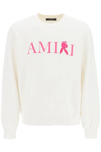 Shop Amiri Bunny Logo Embroidery Sweatshirt In 131