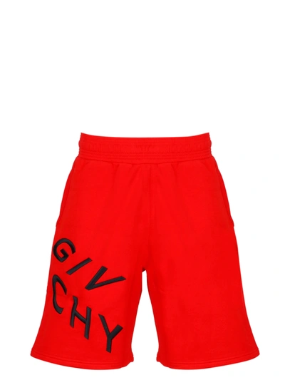 Shop Givenchy Refracted Shorts In Rosso