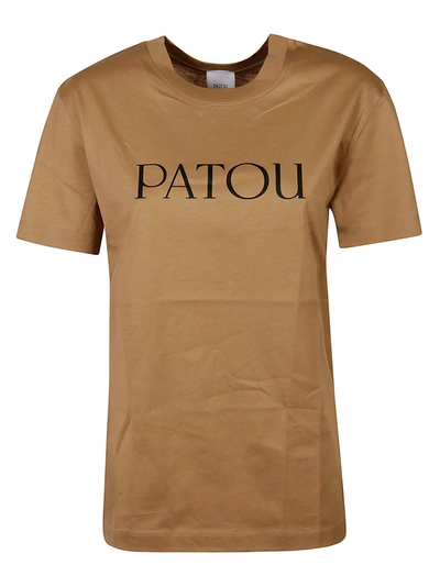 Shop Patou Essential T-shirt In Neutrals