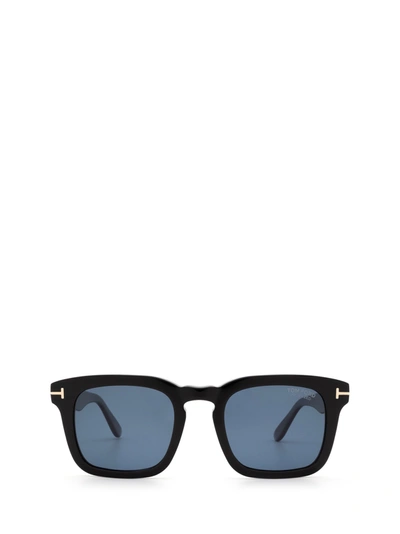Shop Tom Ford Ft0751 Shiny Black Sunglasses