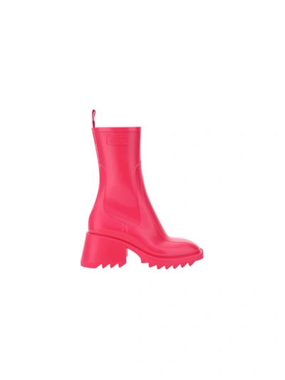 Shop Chloé Boots In Hot Pink