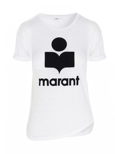 Shop Isabel Marant Étoile T-shirt Koldi In Wh