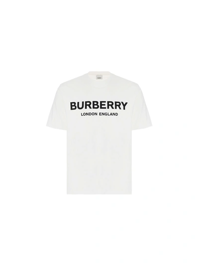 Shop Burberry T-shirt In Off White