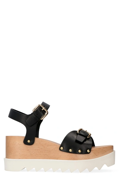 Shop Stella Mccartney Elyse Platform Sandals In Black