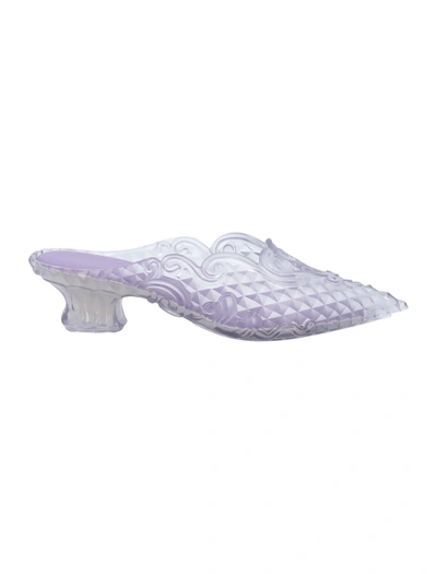 Shop Y/project Melissa Point Mule In Lilac Clear