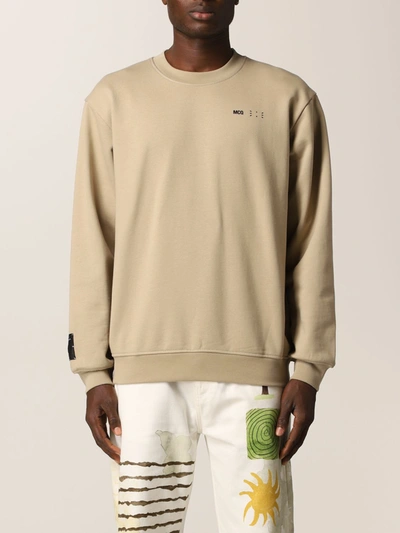Shop Mcq By Alexander Mcqueen Icon Zero: Cotton Sweatshirt In Beige