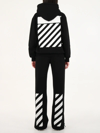 Shop Off-white Diagonal Hoodie In Black