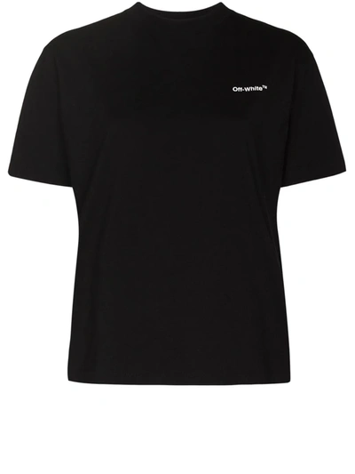 Shop Off-white Diagonal Black T-shirt