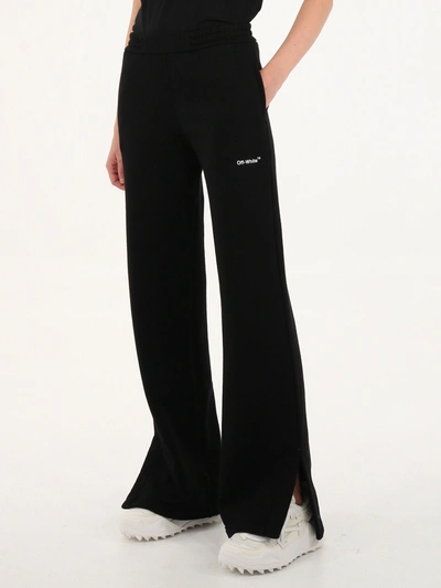 Shop Off-white Diagonal Track Pants In Black