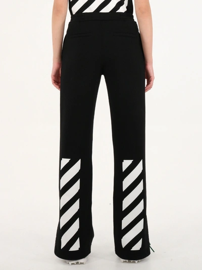 Shop Off-white Diagonal Track Pants In Black